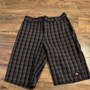 Dickies Men's Short, Pocket Plaid, Regular Fit, Size 30